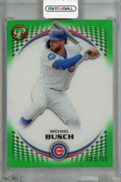 2026 Topps Pristine Michael Busch Green Refractor #106 【055/150】 Chicago Cubs