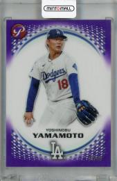 2026 Topps Pristine Yoshinobu Yamamoto Purple Refractor #100【52/99】 Los Angeles Dodgers
