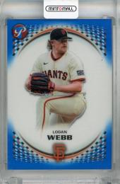 2026 Topps Pristine Logan Webb Blue Refractor #84【34/75】 San Francisco Giants