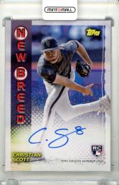 2024 Topps Archives  Christian Scott #99NBA-CS 1999 New Breed Autograph Mets