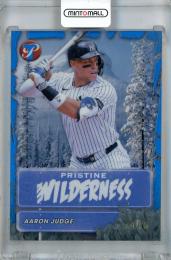 2026 Topps Pristine Aaron Judge Pristine Wilderness Blue Refractor #PW-18 【73/75】 New York Yankees