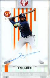 2026 Topps Pristine Junior Caminero Spotless Signatures Orange Refractor #SS-JC 【09/25】 Tampa Bay Rays