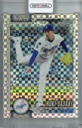 2026 Topps Chrome Roki Sasaki X-Fractor #199 Los Angeles Dodgers