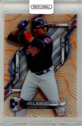 2018 Topps High Tek Jose Ramirez #HT-JR Base Orange Parallel【18/25】 Indians