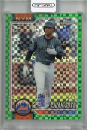 2026 Topps Chrome Juan Soto Green X-Fractor #17 【62/99】 New York Mets