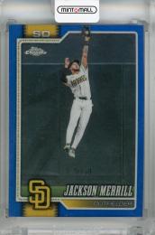 2026 Topps Chrome Jackson Merrill Blue Refractor #137【079/150】 San Diego Padres