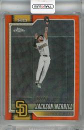 2026 Topps Chrome Jackson Merrill Orange Wave Refractor #137【22/25】 San Diego Padres