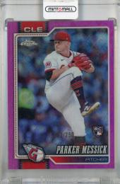 2026 Topps Chrome LogoFractor Parker Messick Pink LogoFractor #184 RC【192/250】 Cleveland Guardians