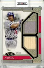 2024 Topps Tier One Mike Piazza #T1R-MP Tier One Relic Dual Parallel【21/49】 Dodgers