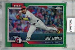 2026 Topps Chrome LogoFractor Jose Ramirez  Green LogoFractor #127 【55/99】 Cleveland Guardians