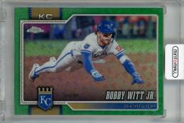 2026 Topps Chrome LogoFractor Bobby Witt Jr. Green LogoFractor #12 ※へこみあり【09/99】 Kansas City Royals