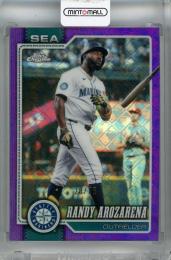 2026 Topps Chrome LogoFractor Randy Arozarena Purple LogoFractor #146【28/75】 Seattle Mariners