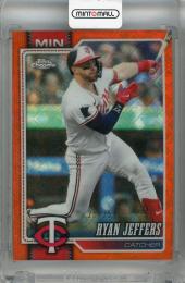 2026 Topps Chrome LogoFractor Ryan Jeffers Orange LogoFractor #234【20/25】 Minnesota Twins