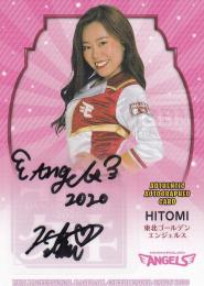 2020 BBM DANCING HEROINE -舞- 東北楽天 HITOMI 直筆サインカード 13/60
