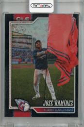 2026 Topps Chrome LogoFractor Jose Ramirez  Image Variation Black LogoFractor #127 【08/10】 Cleveland Guardians