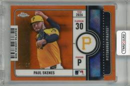 2026 Topps Chrome LogoFractor Paul Skenes Big Ticket Players LogoFractor Orange LogoFractor #BTP-14【24/25】 Pittsburgh Pirates