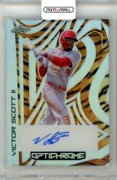 2023 Leaf Eclectic  Victor Scott Ⅱ #O-VS1 Optichrome Prismatic Tiger Stripe Parallel【3/3】《ラストナンバー》