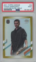2021-22 Topps Chrome Tudor Somacescu Overtime Elite-Gold #84【43/50】【PSA9】