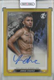2024 Topps Chrome Boxing Jorge Chavez Autographs Gold Refractor #CBA-JCZ【23/50】