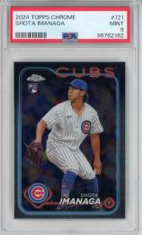 2024 Topps Chrome Shota Imanaga Base【PSA 9】《MINT》 Chicago Cubs