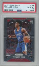 2019-20 Panini Prizm Terance Mann #296【PSA10】 Los Angeles Clippers