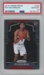 2019-20 Panini Prizm Rui Hachimura #255【PSA10】 Washington Wizards