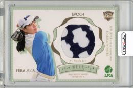 EPOCH 2024 JLPGA OFFICIAL TRADING CARDS ROOKIES & WINNERS 菅 楓華 AUTHENTIC WEAR/#PM-24【045/130】