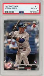 2017 TOPPS Bowman Aaron Judge RC #32【PSA10】《Gem-MINT》 New York Yankees