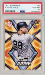 2017 TOPPS Fire Aaron Judge RC #62【PSA10】《Gem-MINT》 New York Yankees