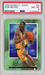 1996-97 SKYBOX E-X2000 Kobe Bryant #30 PSA8 NEAR MINT-MINT