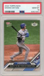 2024 TOPPS NOW Shohei Ohtani #1【PSA10】《Gem-MINT》 Los Angeles Dodgers