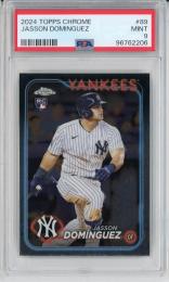 2024 Topps Chrome Jasson Dominguez Base【PSA 9】《MINT》 New York Yankees