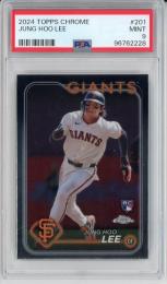 2024 Topps Chrome Jung Hoo Lee Base【PSA 9】《MINT》 San Francisco Giants