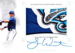 2017 LEAF Trinity Baseball Logan Warmoth Patch Autograph Silver 5枚限定 /3