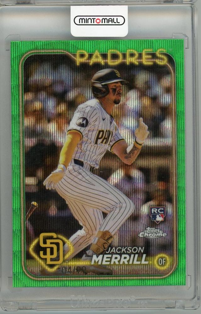 Jackson Merrill 直筆 サイン 2024 近 Topps Chrome