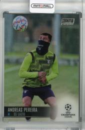 2020-21 Topps Stadium Club Chrome UEFA Champions League SS Lazio Andreas Pereira Base Refractor(パラレル版)