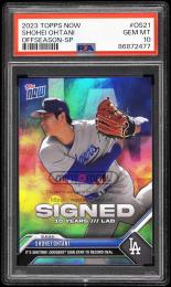 2023 Topps Now #OS21 Shohei Ohtani Offseason Photo Variations【PSA GEM MT 10】 Los Angeles Dodgers