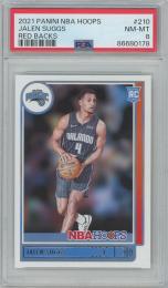 2021-22 Panini NBA Hoops Jalen Suggs Red Backs #210【PSA8】 Orlando Magic