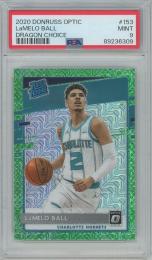 2020-21 Panini Donruss Optic LaMelo Ball Doragon Choice #153【PSA9】 Charlotte Hornets
