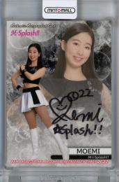 BBM チアリーダー 華 2022  MOEMI 直筆サインカード 21/90