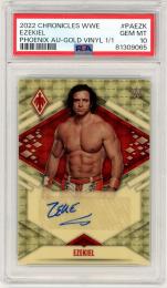 2022 Panini Chronicles WWE Ezekiel #PA-EZK Phoenix Autograph Gold Vinyl【1/1】【PSA10】