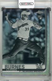 2019 Topps Chrome Milwaukee Brewers Corbin Burnes Base Negative Refractor(パラレル版)