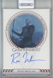 2024 Rittenhouse Game of Thrones Legends of the Realm Ross Mullan as White Walker Sigil Autographs