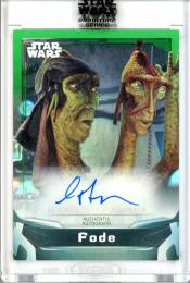 2021 Topps Star Wars Signature Series Greg Proops as Fode #A-GP Autographs Green【25/25】《ラストナンバー!》