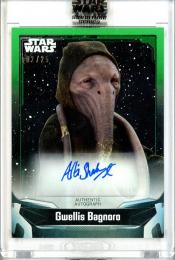 2021 Topps Star Wars Signature Series Arti Shah as Gwellis Bagnoro #A-ASG Autographs Green【02/25】