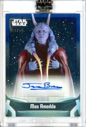 2021 Topps Star Wars Signature Series Jerome Blake as Mas Amedda #A-JR Autographs Blue【11/50】