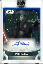 2021 Topps Star Wars Signature Series Philip Anthony-Rodriguez as Fifth Brother #A-PA Autographs Blue【41/50】