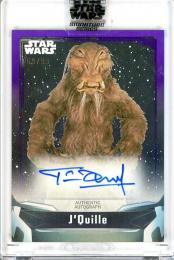 2021 Topps Star Wars Signature Series Tim Dry as J'Quille #A-TD Autographs Purple【69/99】