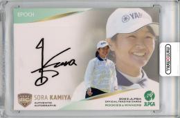 2023 EPOCH JLPGA 女子プロゴルフ オフィシャルトレーディングカード Rookies & Winners 神谷そら 直筆サインカード (RC)【08/77】