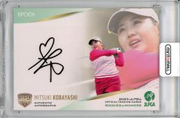 2023 EPOCH JLPGA 女子プロゴルフ オフィシャルトレーディングカード Rookies & Winners 小林光希 直筆サインカード (RC)【114/137】